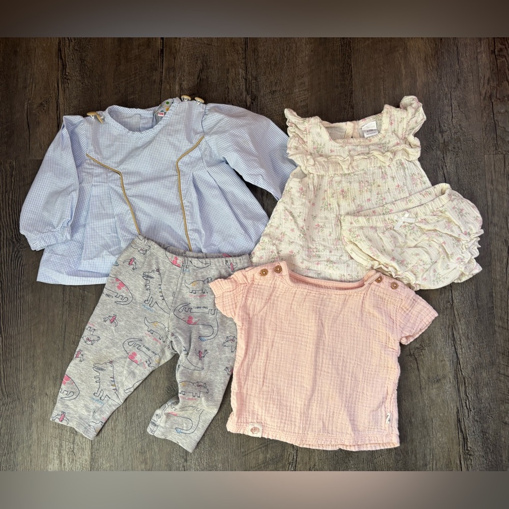 12 Month Girl Cotton Bundle